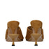 Jacquemus Brown Leather Stiletto Heels Sandals